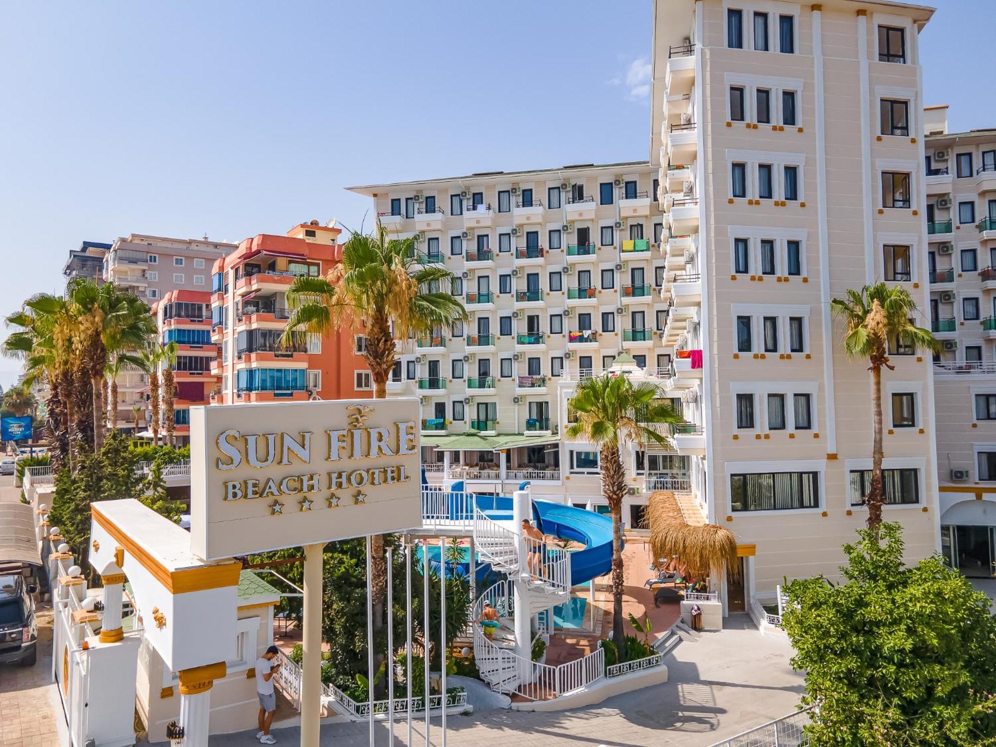 Sun Fire Beach Hotel 阿拉尼亚 外观 照片